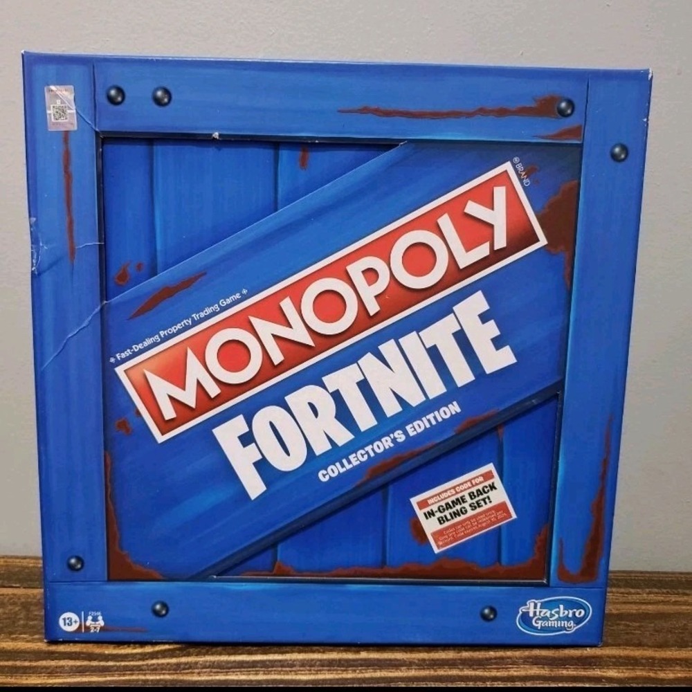 Monopoly Fortnite Collector's Edition Board Game New sealed